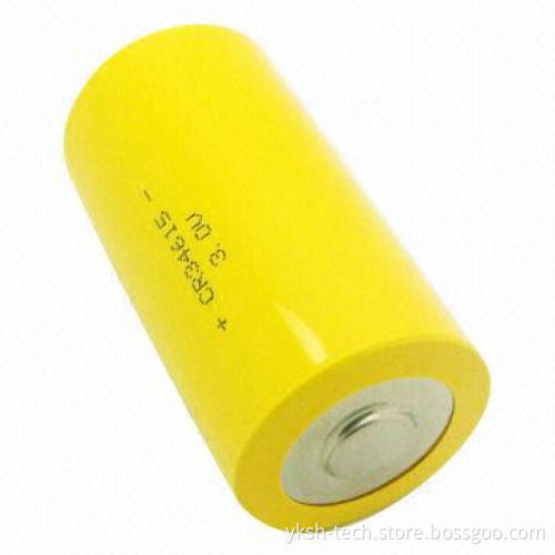 Li-MnO2 Lithium Battery, 3.0V Voltage, 11,000mAh, Used for Sensors, Instruments and Military Radios